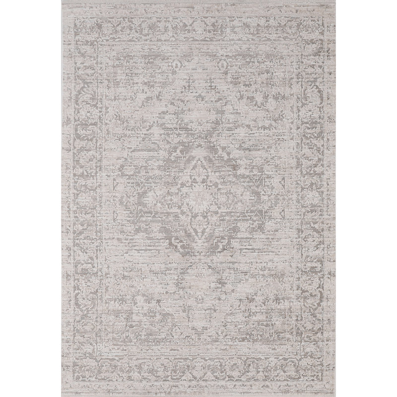 Hilburn 16657-919 LT GREY/GREY, Rectangle 7'10" x 10'6"