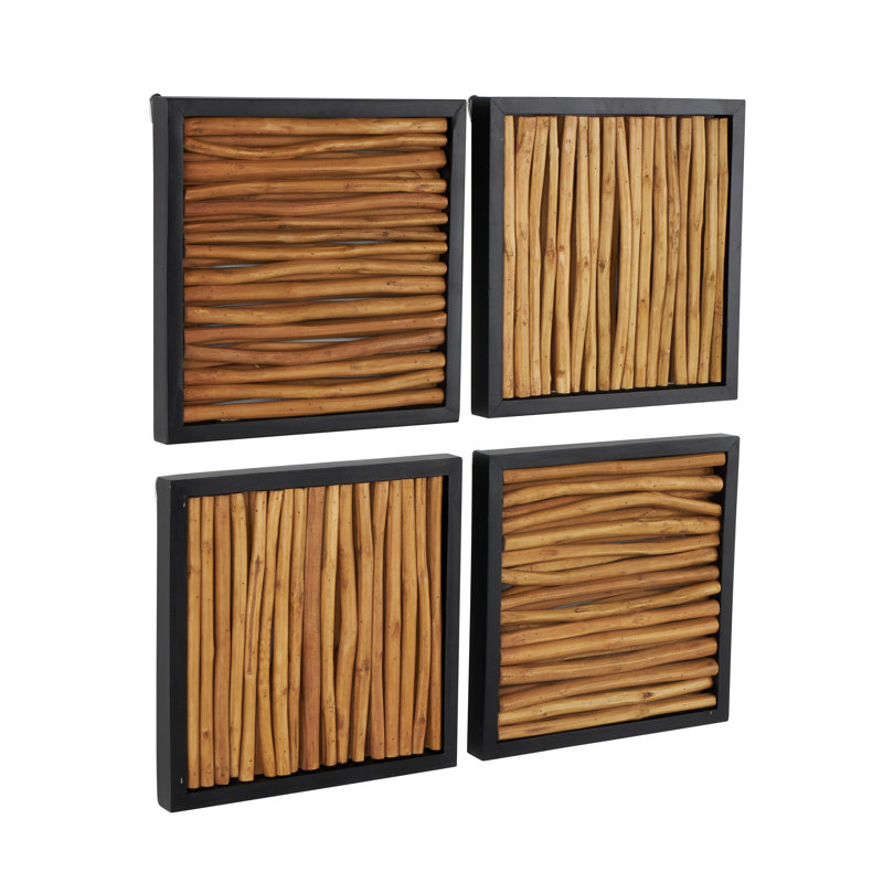 Art textuel sur bois