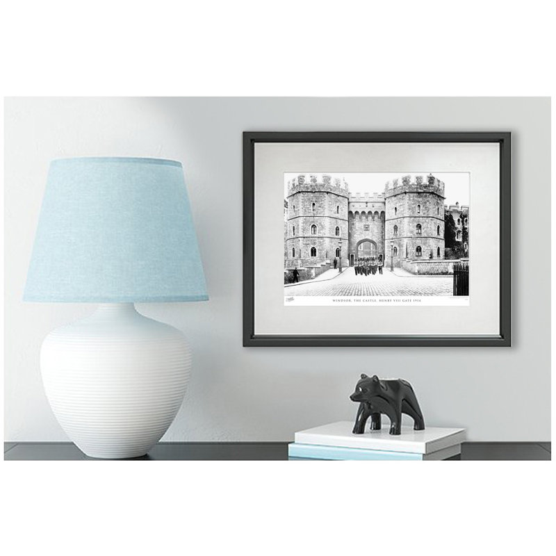 Windsor, The Castle, Henry VIII Gate 1914 by Francis Frith - Single Picture Frame Print, 45cm H x 60cm W x 2.3cm D