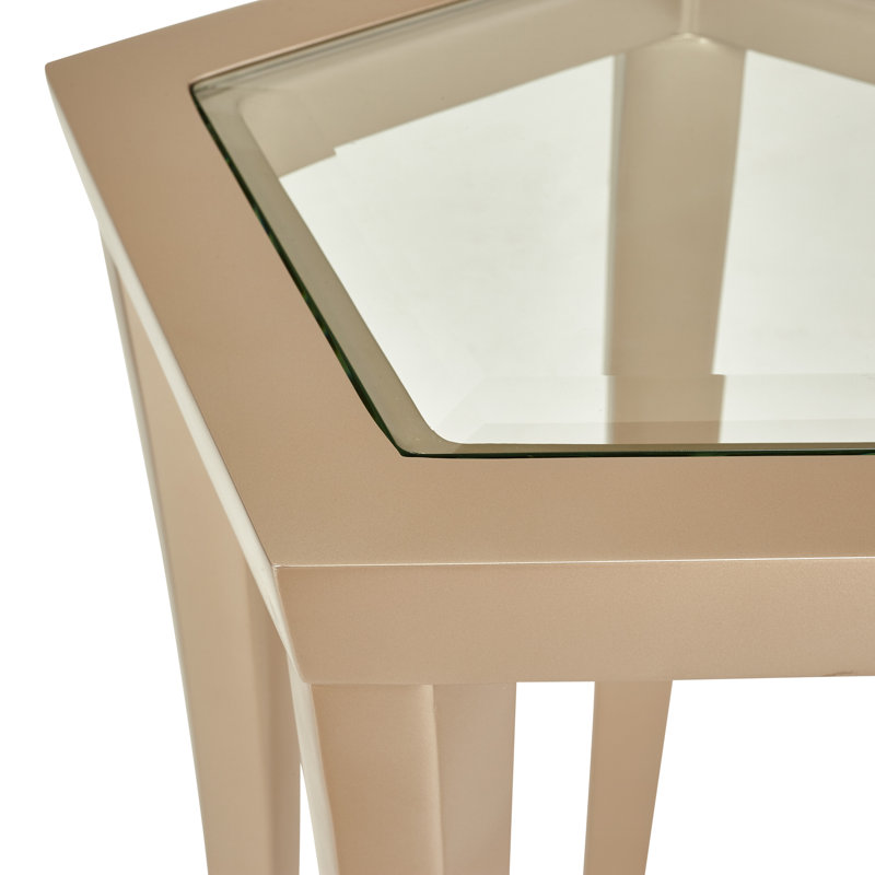 La Rachelle Glass End Table