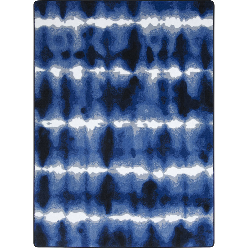 Tapis First Take Sound Off Cobalt, Rectangle 3 pi 10 po x 5 pi 4 po