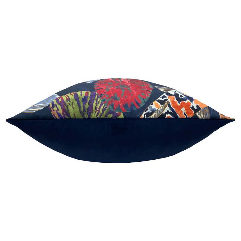 Abstract Square Cushion, Feathers