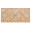 Ensemble de salle à manger rectangulaire rustique en pin massif avec chaises rembourrées, ensemble de table de cuisine de ferme-1361129876