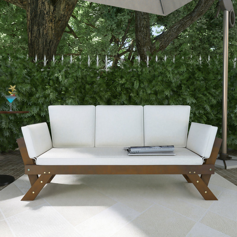 Canapé d'extérieur 51 po, Beige, Brun