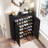 Acanthe 24 Pair Shoe Storage Cabinet with 2 Shutter Doors-624568754