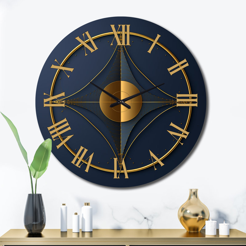 Horloge murale en métal, Très grand