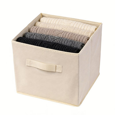 Boîte de rangement en tissu pliable, bac de rangement pliable, organisateur de rangement en tissu