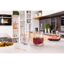 All Purpose Highball water Glasses, Clear Tall Drinking Glasses Beverage  Cups Drinking Cooler Glassware for Home Office - 11.6/13.5oz