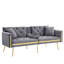 2 Seater Velvet Loveseat-1651691269