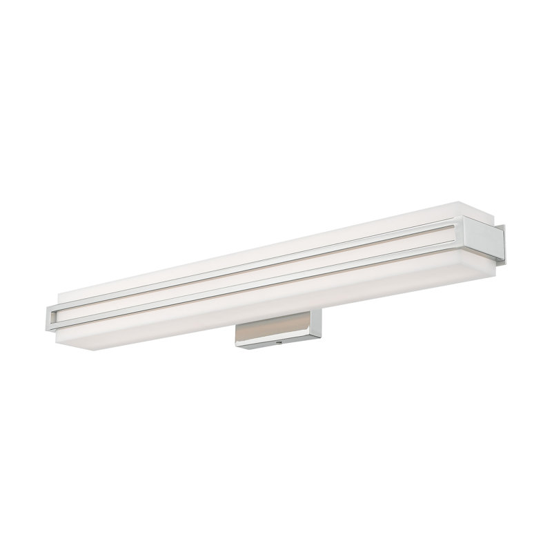 Itzayana Dimmable LED Bath Bar, Polished Chrome
