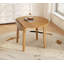 Table de salle à manger extensible ronde pour 2 à 4 personnes, table de salle à manger pliante en bois avec taille réglable, conception peu encombrante pour les petits appartements et les salles à manger - Brun clair
