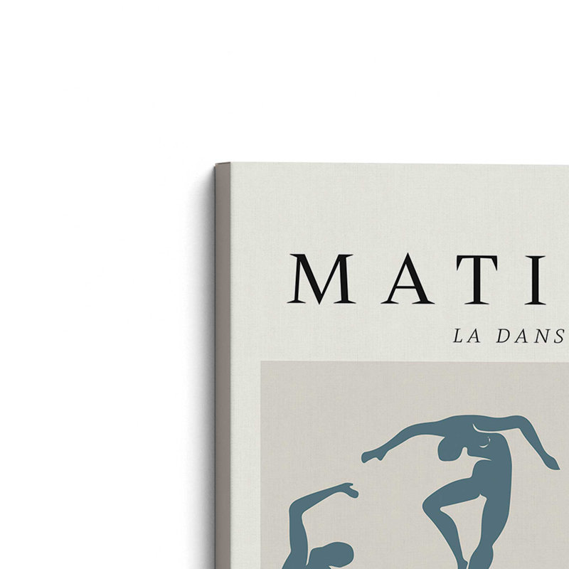 Matisse's La Danse en bleu minuit, Toile tendue, H 18 po x l 12 po x P 1,25 po