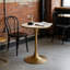 Bralie 60 W x 75H CM  Round  Bar Table Restaurant Tall Pedestal Dining Table-875311805