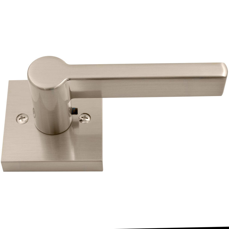 Poignées de porte avec Vienne, Nickel satiné
