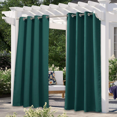 Rideaux d'extérieur à l'épreuve des intempéries et à l'épreuve des intempéries Panneaux supérieurs à œillets de qualité supérieure avec œillets pour abri de jardin et pergola 1 panneau