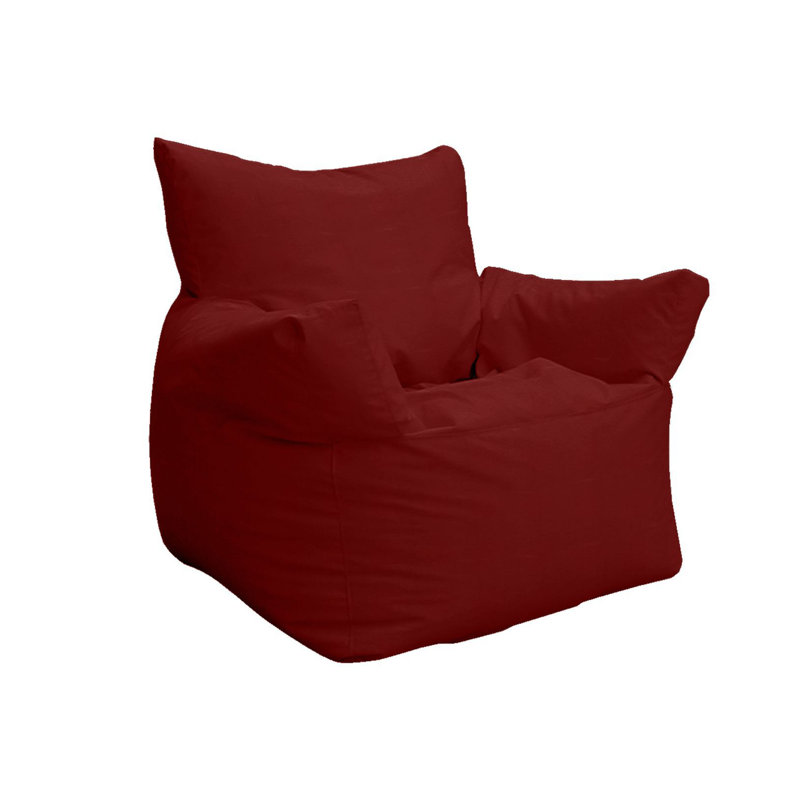 Zeus Sunbrella Outdoor Bean Bag, Red