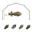 Ensemble de tringle à rideaux simple et quincaillerie à fenêtre de baie à 6 faces-853156033-938751096