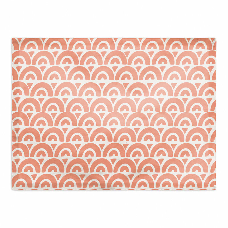 Napperon festonné 10,5 po, Orange