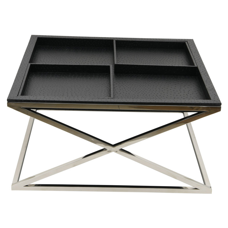 Table basse avec dessus de plateau