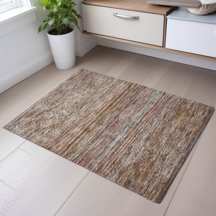 Premium Machine Washable Jaylin AMF1219 Global Rug