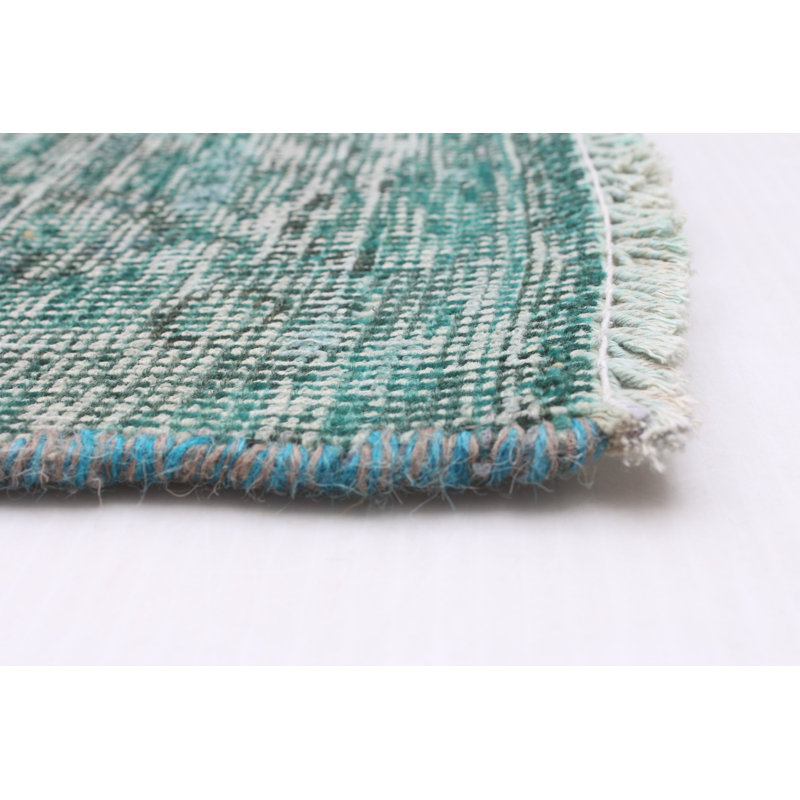 Tapis unique en laine noué à la main 9 pi 3 po x 12 pi 4 po nouvel âge Lengrey