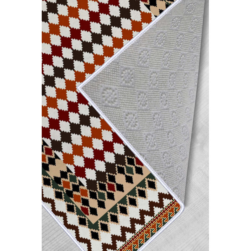 High-Quality Hall Carpet, 3D Digital Print, 3.3 x 4.9 Feet | 100% Polyester, 650 g/m², 0.3 in Pile Height | Antibacterial, Non-Slip Underside, Machine Washable | Perfect for Entryways, Living Rooms & More