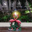 Statue solaire de jardin flamant solaire