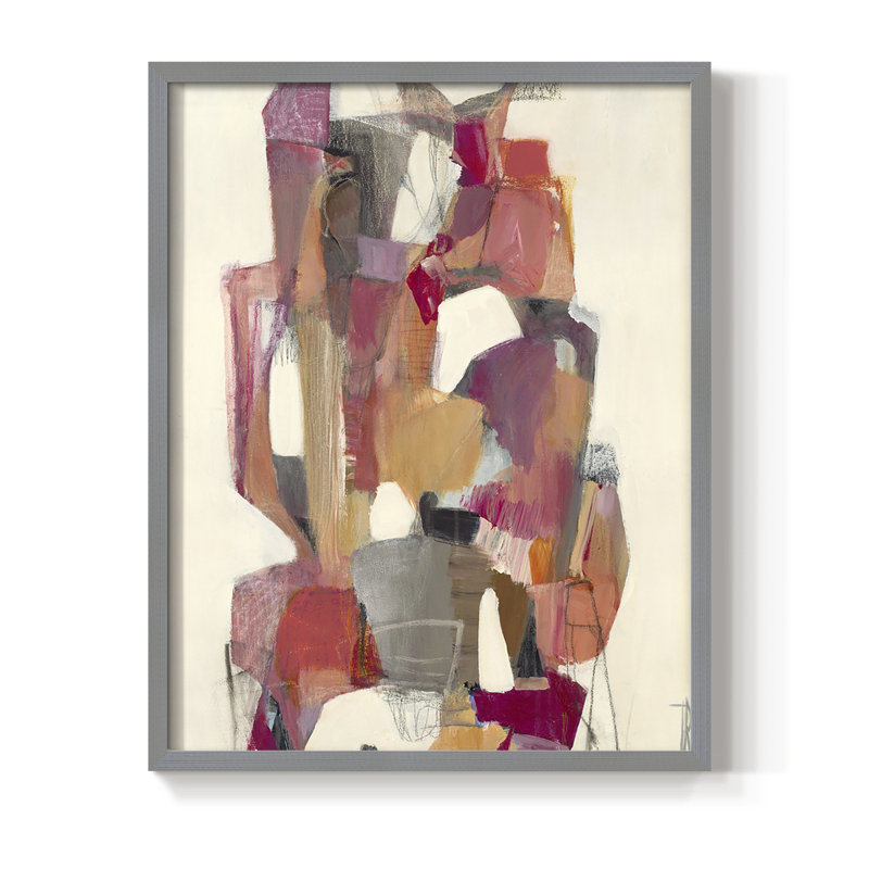 Totem at Sunrise Framed Print - Solid Wood, Gris, H 15 po x l 12 po