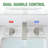 Two Handles Widespread 8 inch Bathroom Faucet Three Holes Basin Faucets-115751099