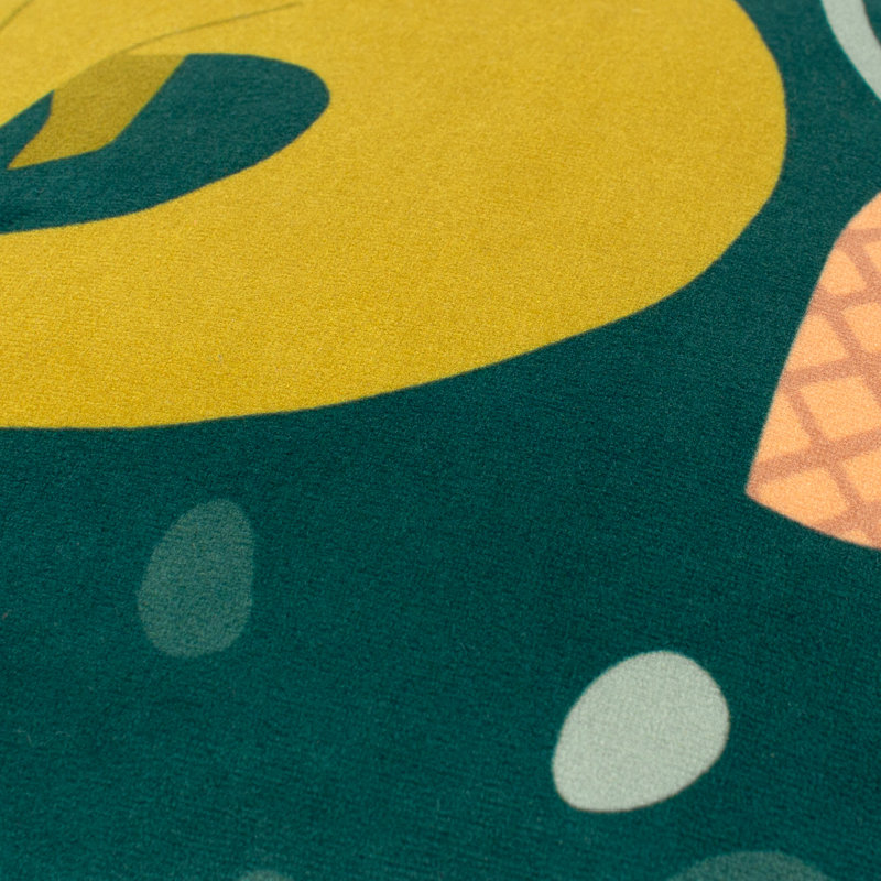 Teal Square Throw Cushion