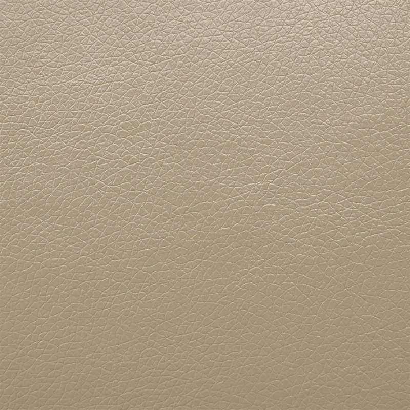Causeuse rembourrée en similicuir avec ports de charge USB, Beige