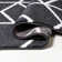 Mashawna Blocks Modern Geometric Black/White Rug