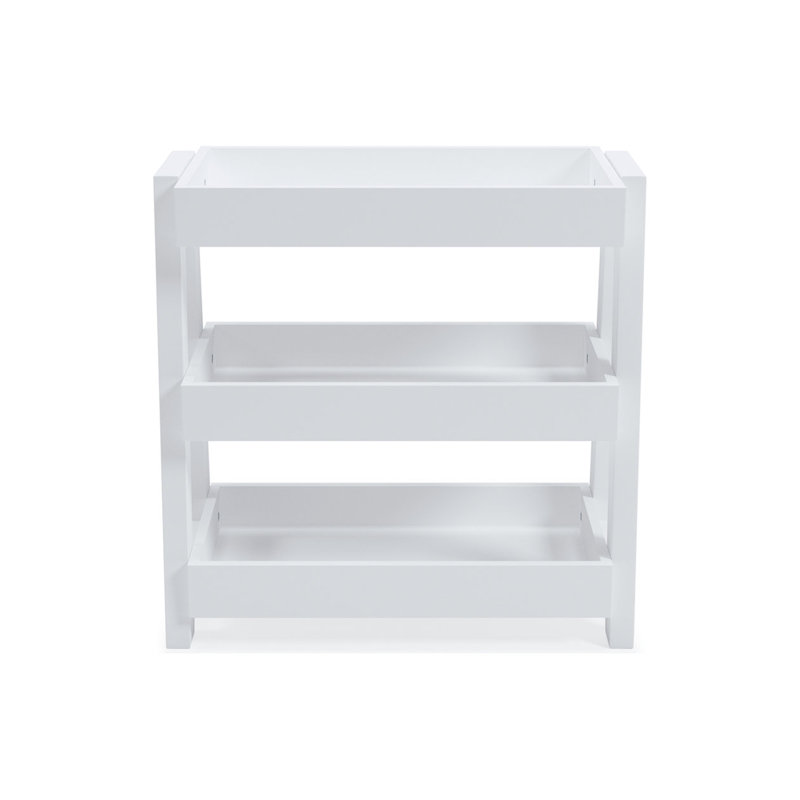 Table d'appoint Checketts, Blanc / Blanc