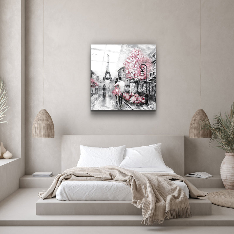 Elegant Decorative Tempered Glass Painting, 40 x 40 Inches | 100% Tempered Glass, Thickness: 0.16 Inches | UV Printing for Vibrant Colors & Durability | Perfect for Home Decor & Art Enthusiasts