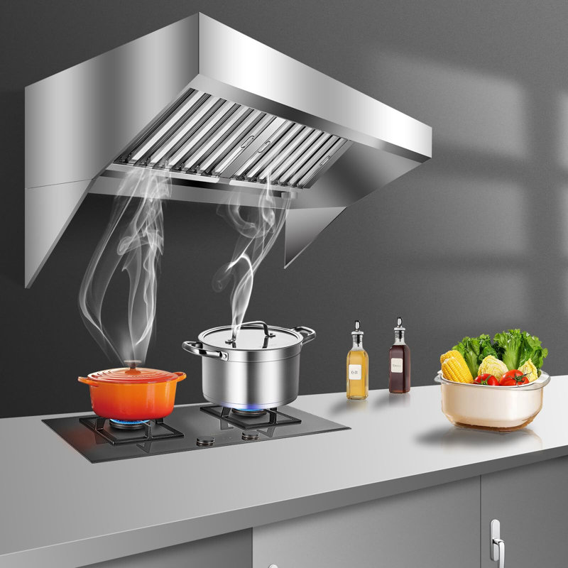 Hotte de cuisine commerciale