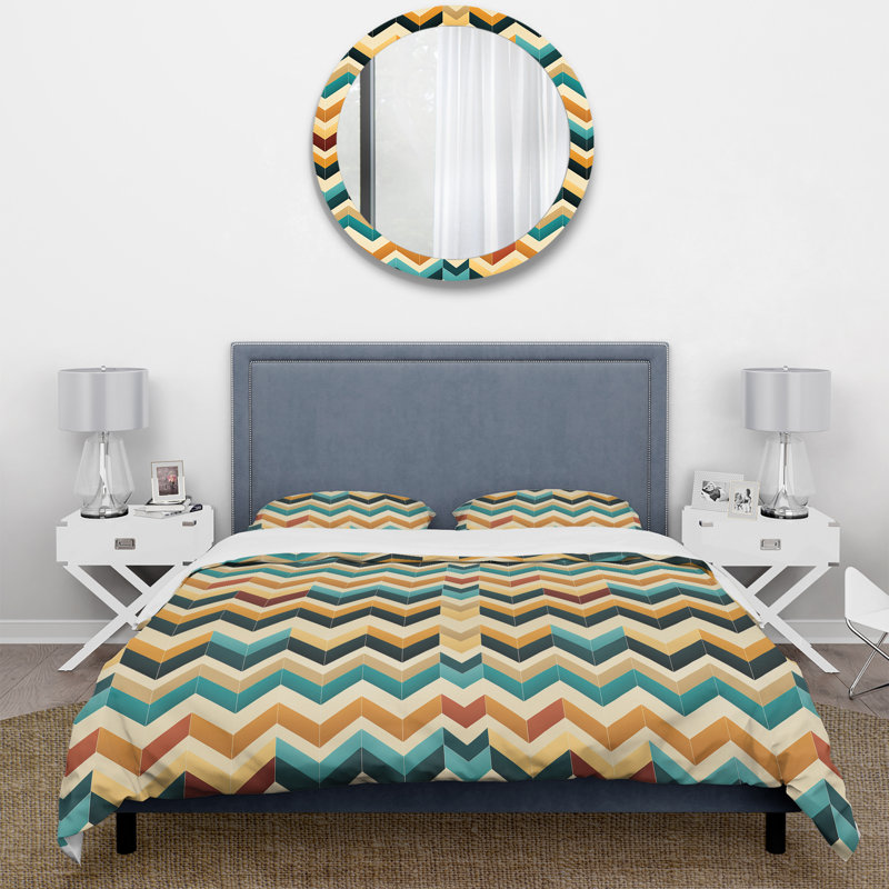 Ensemble de housse de couette ivoire Boho Accents, Housse de couette pour très grand lit et 2 très
