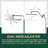 Adjustable 10" High Pressure Dual Shower Head with 9-Spray Handheld Shower-119512980