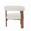 Fauteuil, fauteuil d'appoint rembourré à trois pieds