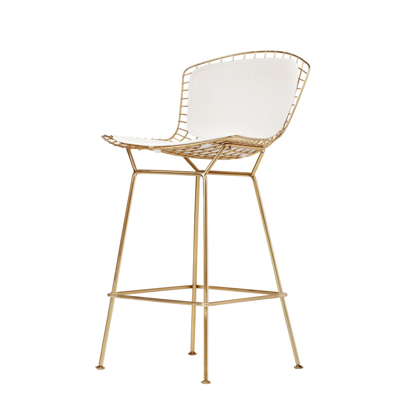 Tabouret de bar & Divito, Blanc, Tabouret de bar (siège d'une hauteur de 29,5 po)