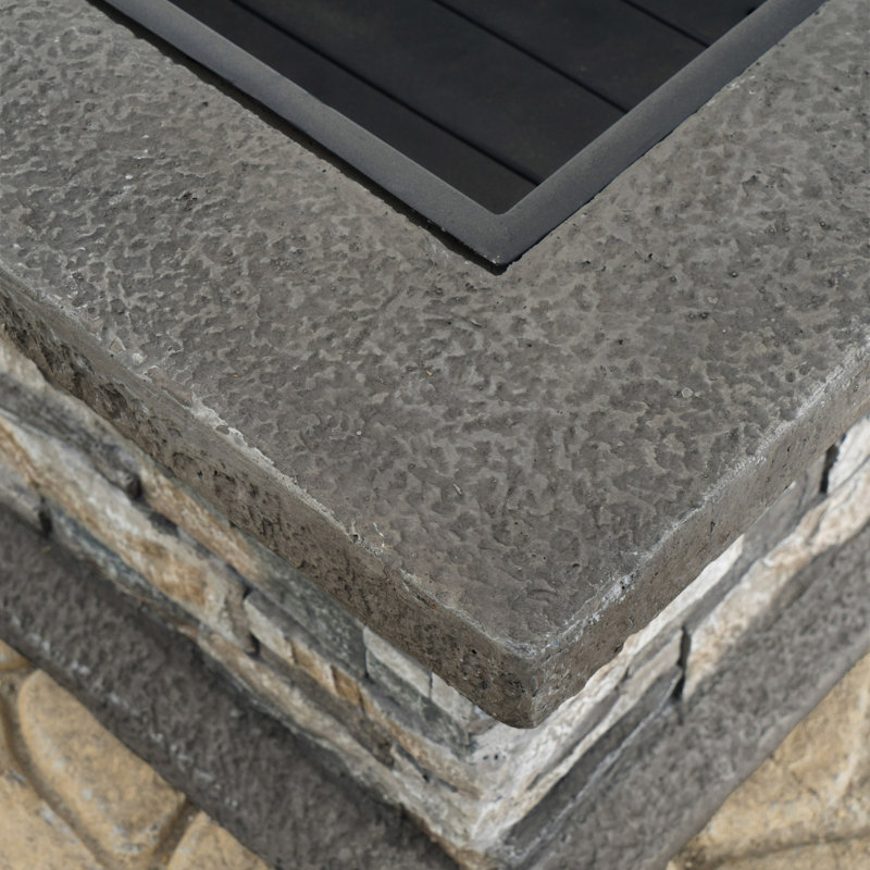 28" SQUARE MGO FIRE PIT