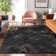 Premium Machine Washable Prisco Charcoal Rug
