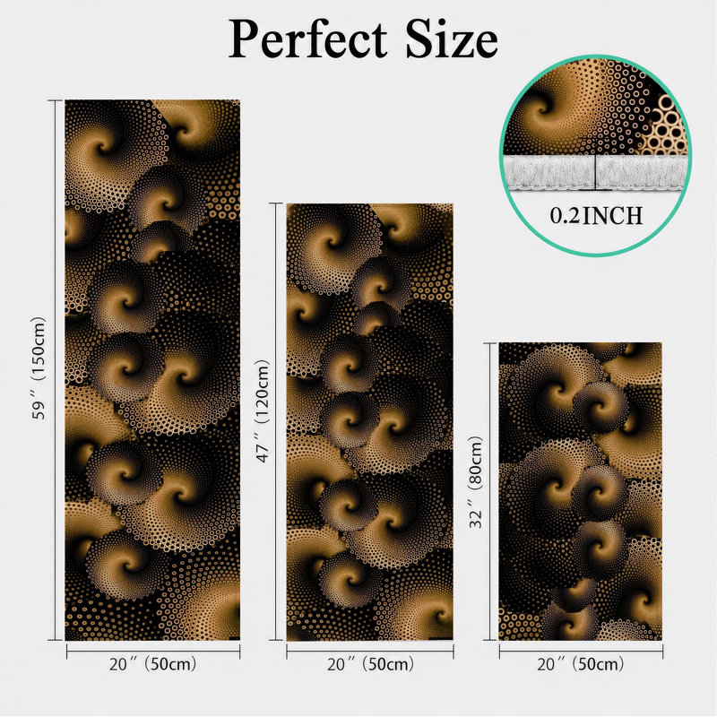 Tapis de cuisine Spiral Fractal