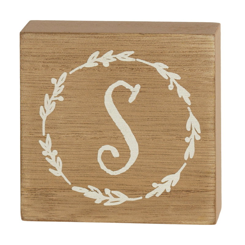 Plaque décorative «E» Bozhana, S