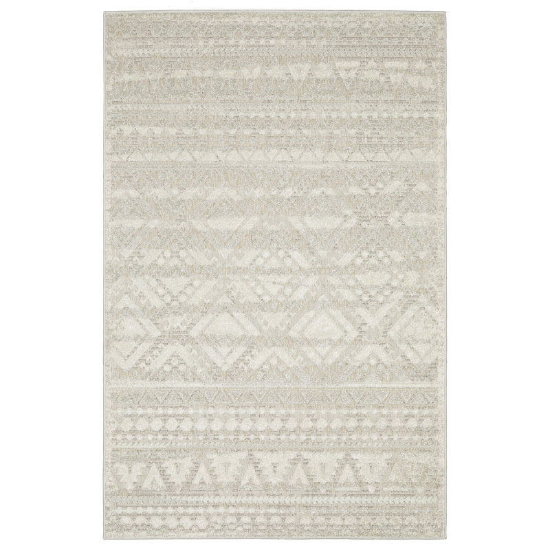 Krishi Geometric Indoor Rug, Rectangle 5'3" x 7'7"