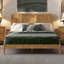 Base de lit en bois massif Brody