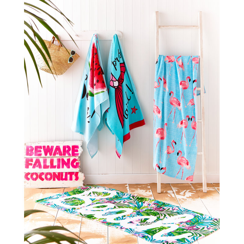 Flamingo Beach Towel