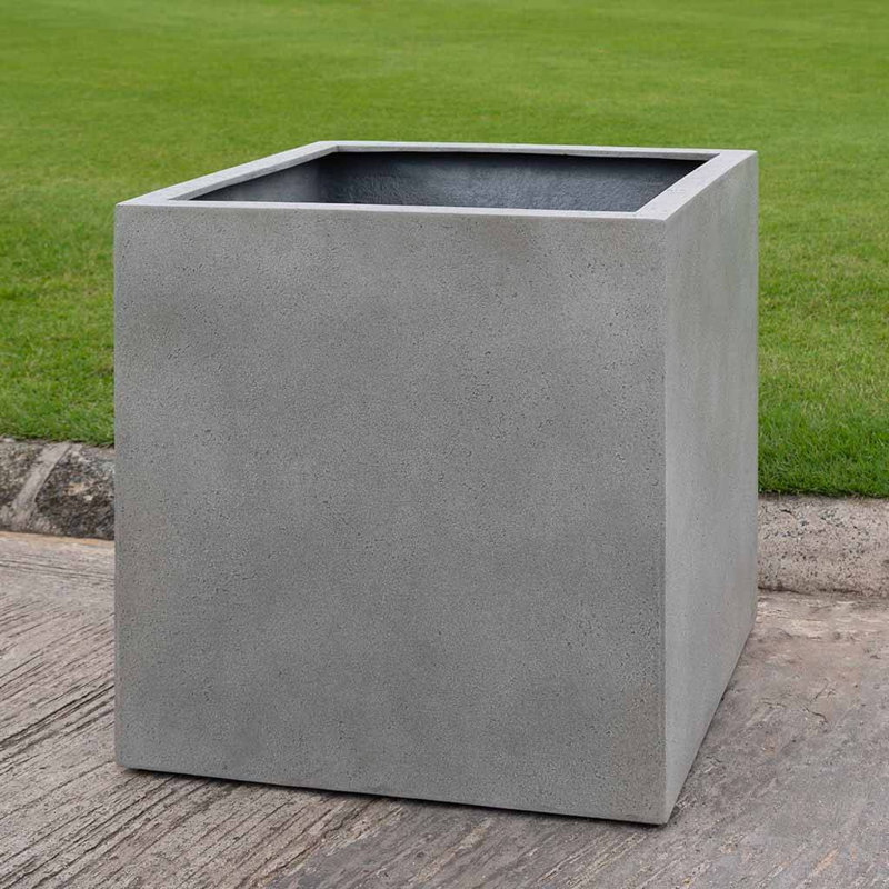Farnley Planter Box, 23.5" H x 23.5" W x 23.5" D, Riverstone Premium Lite, 1