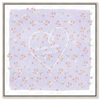 Lilac Spring Fashion Print by Oliver Gal