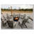 Sturdy HDPE Poly Lumber Adirondack Chair in Dark Gray-2109416739