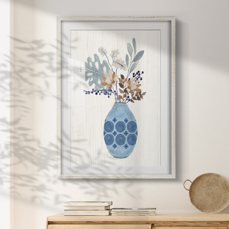 Baronville - Toile tendue avec châssis, H 19,5 po x l 16,5 po, Blanc